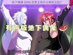 地下偶像 SANS 双男主有什么特别之处？