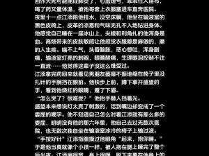 江添为盛望购买的电动猫尾巴，不仅柔软舒适，还能调节震动模式