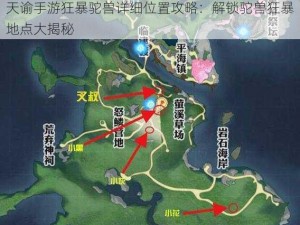 天谕手游狂暴驼兽详细位置攻略：解锁驼兽狂暴地点大揭秘