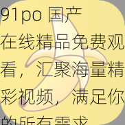 91po 国产在线精品免费观看，汇聚海量精彩视频，满足你的所有需求