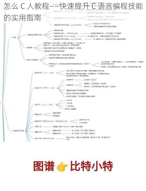 怎么 C 人教程——快速提升 C 语言编程技能的实用指南