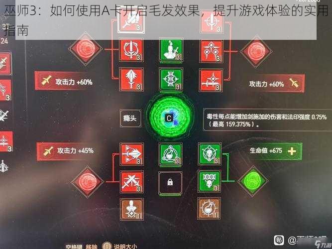 巫师3：如何使用A卡开启毛发效果，提升游戏体验的实用指南