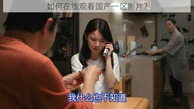 如何在线观看国产一区影片?