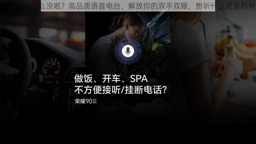 被窝音声怎么没啦？高品质语音电台，解放你的双手双眼，想听什么这里都有