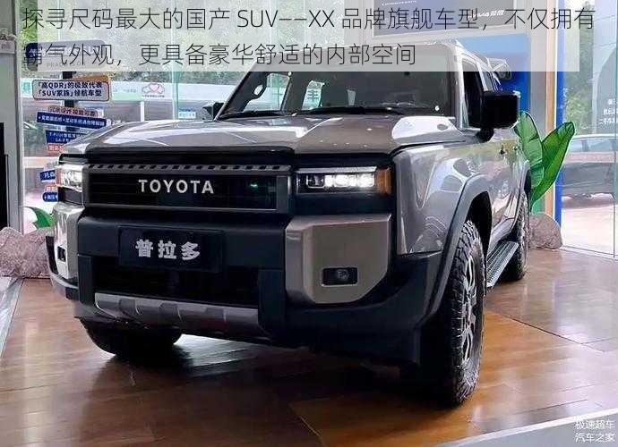 探寻尺码最大的国产 SUV——XX 品牌旗舰车型，不仅拥有霸气外观，更具备豪华舒适的内部空间