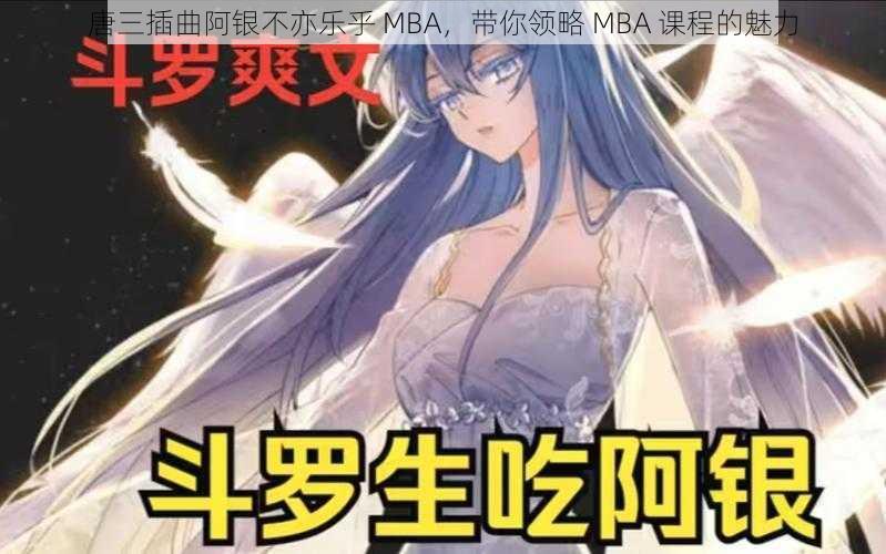 唐三插曲阿银不亦乐乎 MBA，带你领略 MBA 课程的魅力