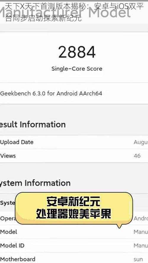 天下X天下首测版本揭秘：安卓与iOS双平台同步启动探索新纪元